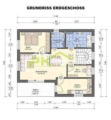 Grundriss Ergeschoss