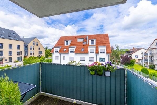 Ausblick vom Balkon