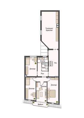 Grundriss Dachgeschoss