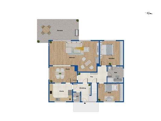 Grundriss Erdgeschoss