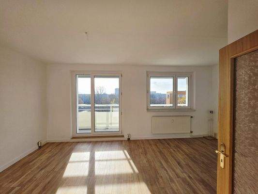 Blick ins Wohnzimmer