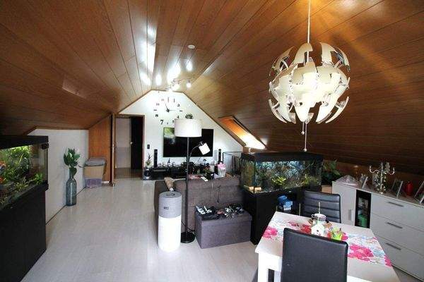 Blick von der Loggia in das Wohnzimmer