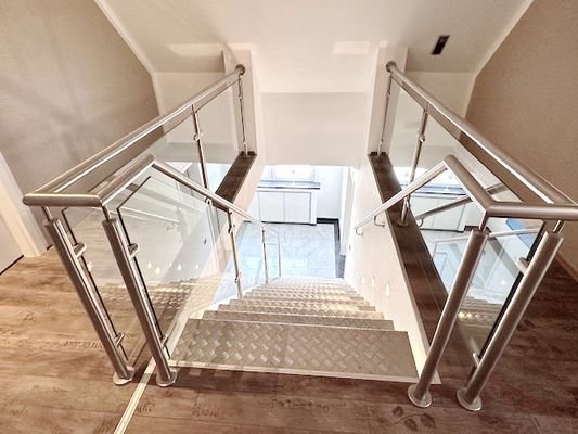 Treppe zum Spitzboden