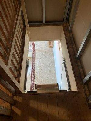 Treppe Zugang Spziboden-Kammer