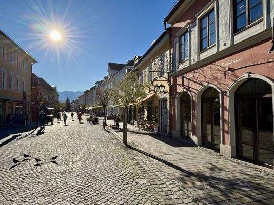 Die Murnauer Fußgängerzone