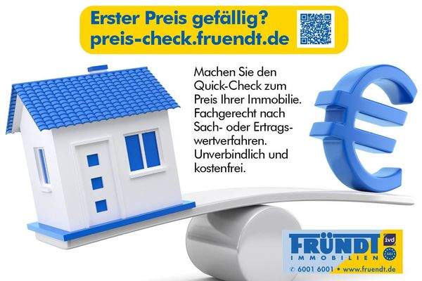 Immobilie zu verkaufen Wir bieten einen Preis-Quick-Check...