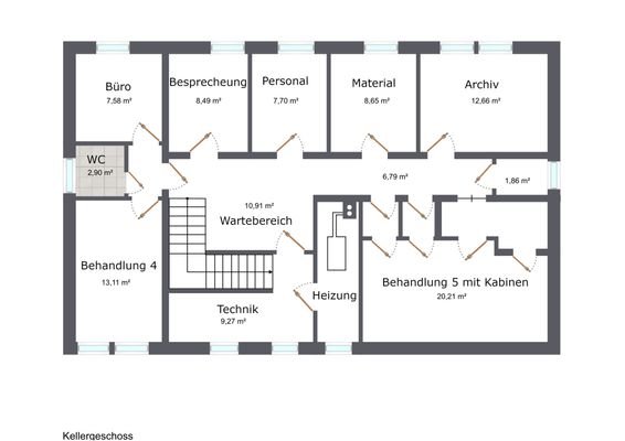 Grundriss Souterrain