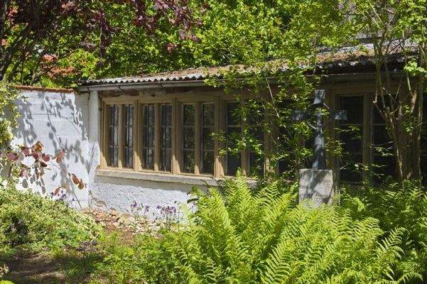 Fensterfront Westseite Atelier