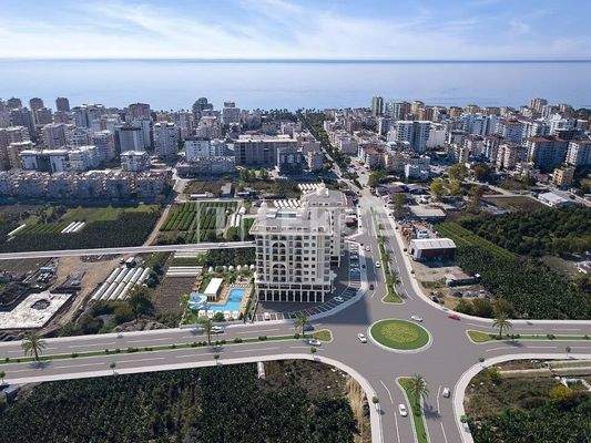 Real Estate in a Complex Near the Sea in Mahmutlar Alanya