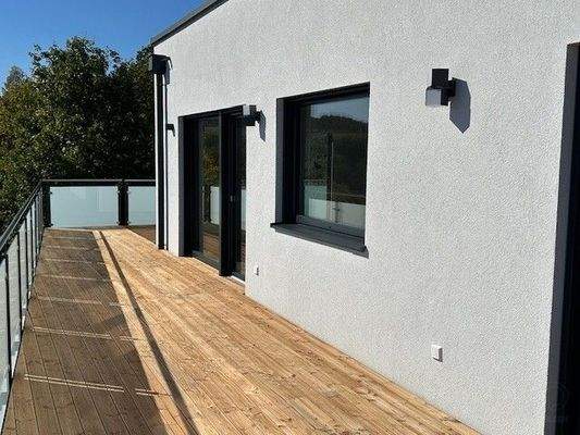 Terrasse richtung Westen