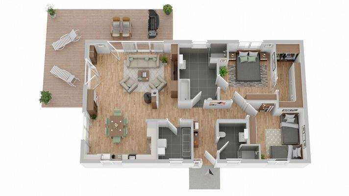 Grundriss (nicht maßstabsgetreu)