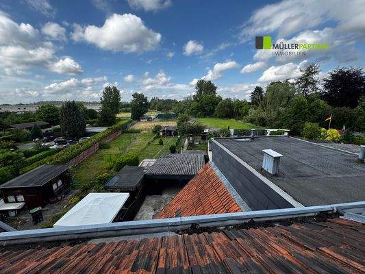 Blick über das Grundstück