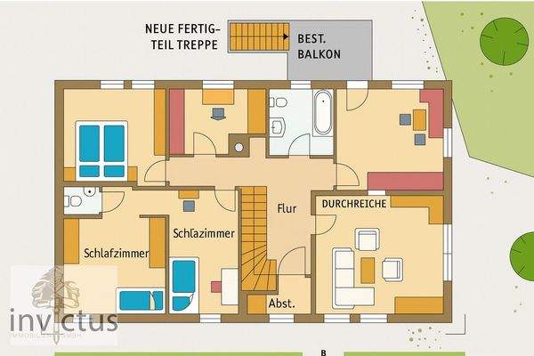 Grundriss EG Wohnhaus