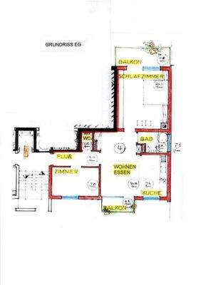 Grundriss EG - Hochparterre