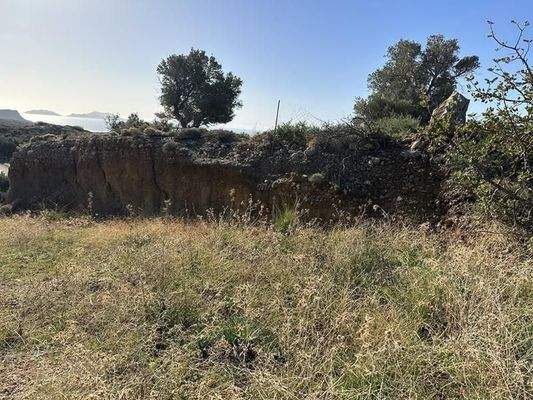 Kreta, Triopetra: Grundstück mit Meerblick zu verkaufen