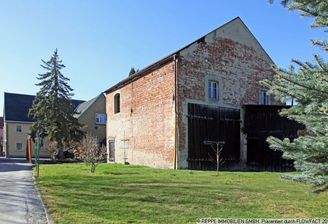 Blick auf die Scheune