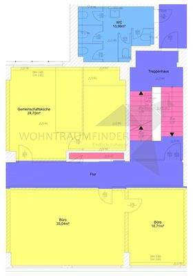 Grundriss Büroeinheit 2.64