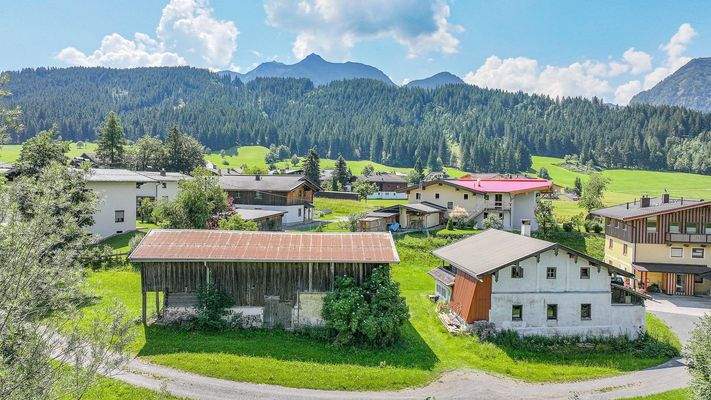 KITZIMMO-Baugrundstück mit Planung für ein Einfamilienhaus - Immobilien Hochfilzen.