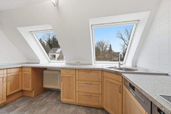Dachgeschoss: Küche