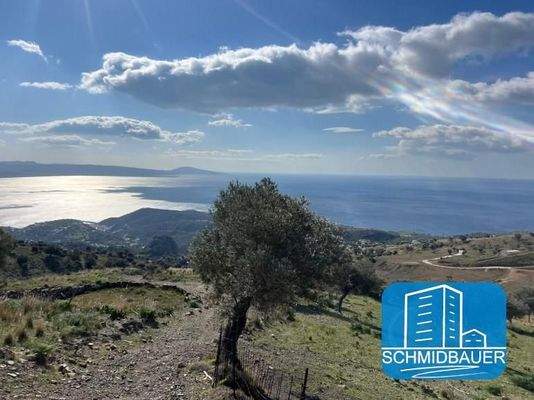 Südkreta - Melambes: Grundstück mit Baugenehmigung