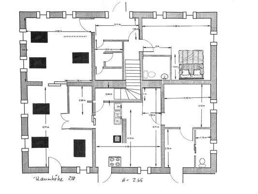 Grundriss Gasthaus EG