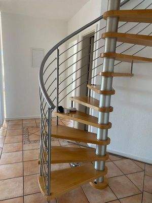 Wendeltreppe in die 2.Etage