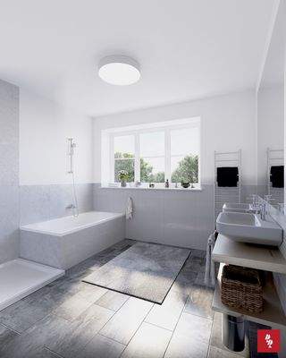 Visualisierung Badezimmer Wohnung 13