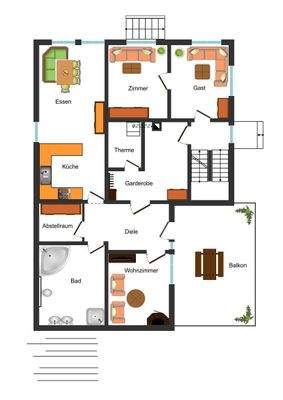 Grundriss Obergeschoss