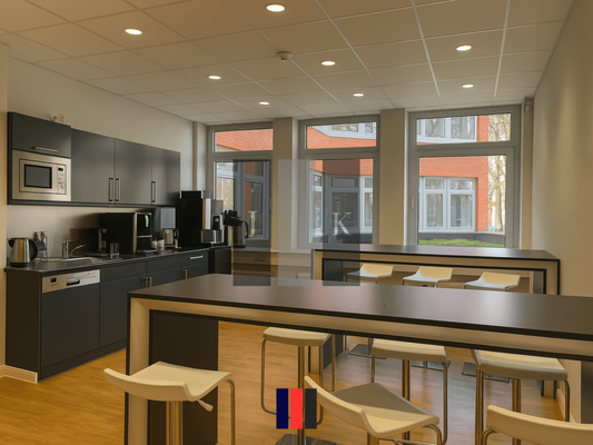 Aufenthaltsraum mit Küche Darstellung