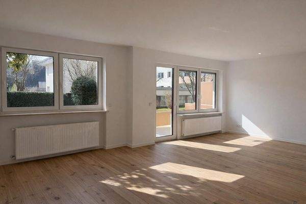 Hell dank Süd-Ausrichtung