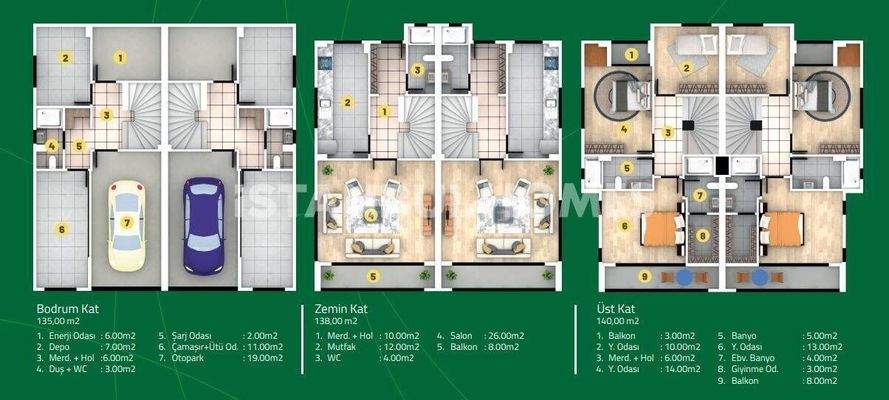 Lake View-Homes with Indoor Parking in Avcılar Istanbul
