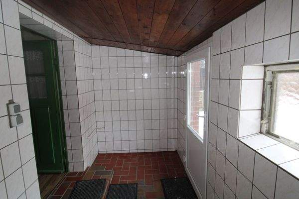 und praktische "Schmutzschleuse"