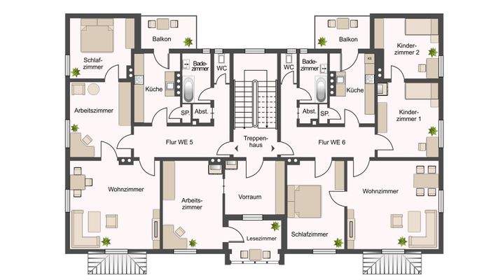 Grundriss 2. Obergeschoss