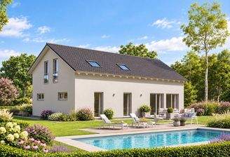 Gartenanlage KI generiert