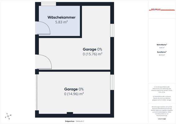 Grundriss Nebengebäude