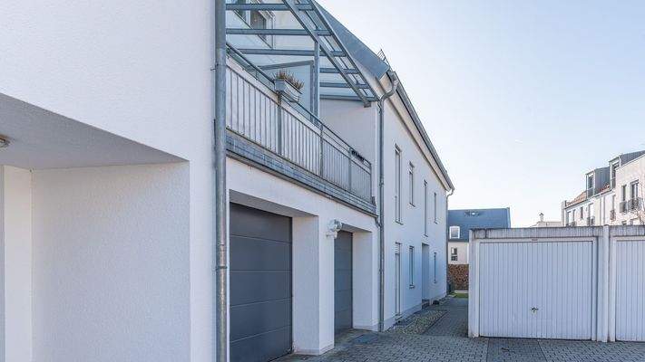 Nordansicht der Wohnanlage