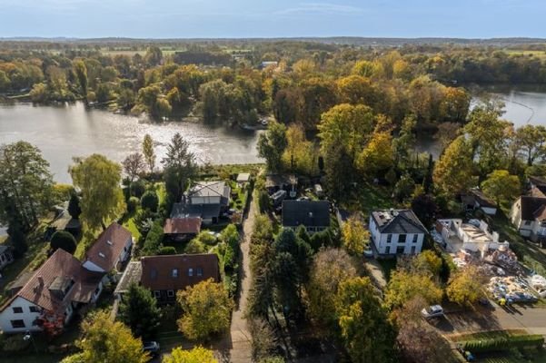 Idyllic plot near the Havel river