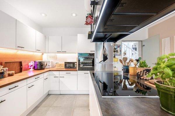 Küche im Obergeschoss