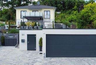 Ansicht von der Straße