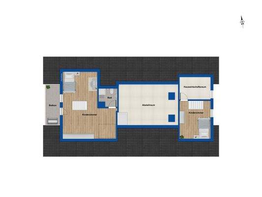 Grundriss DG - Maisonette