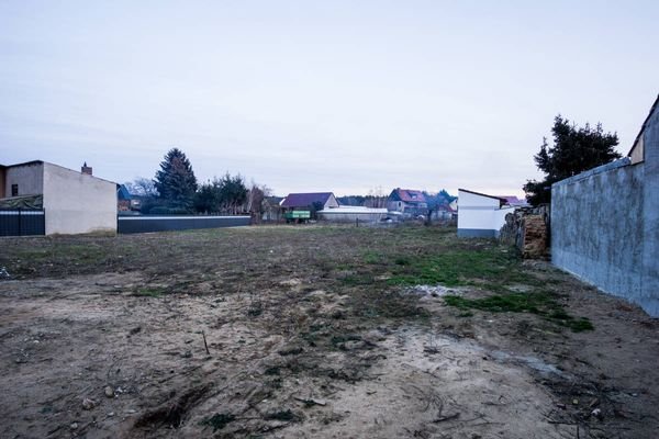Blick aus rechter Grundstücksecke