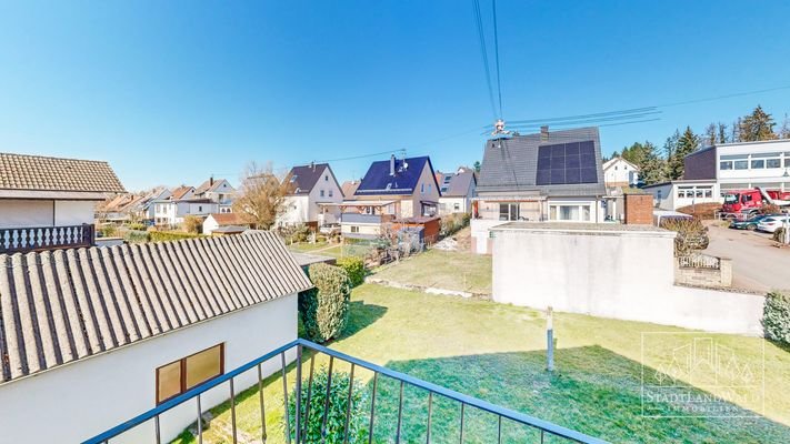 OG - Balkon mit Blick in Garten