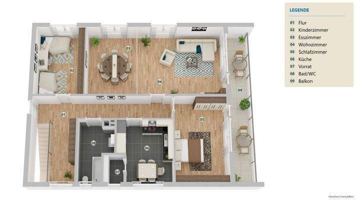 Grundriss Obergeschoss