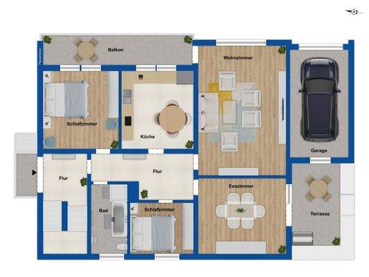 Grundriss Erdgeschoss