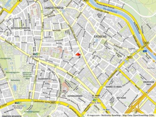 Geolyzer Kartenausschnitt