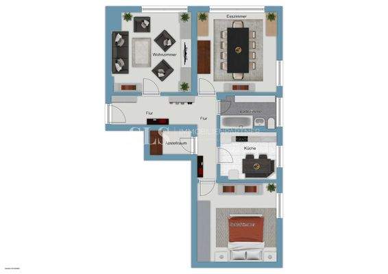 2. Obergeschoss - Skizze