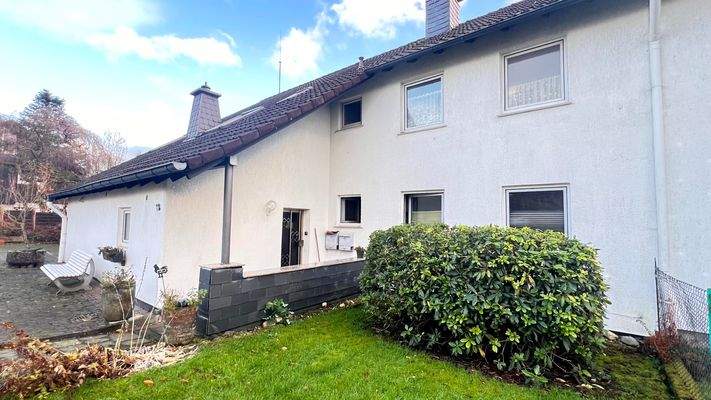 Ansicht Eingang Zweifamilienhaus