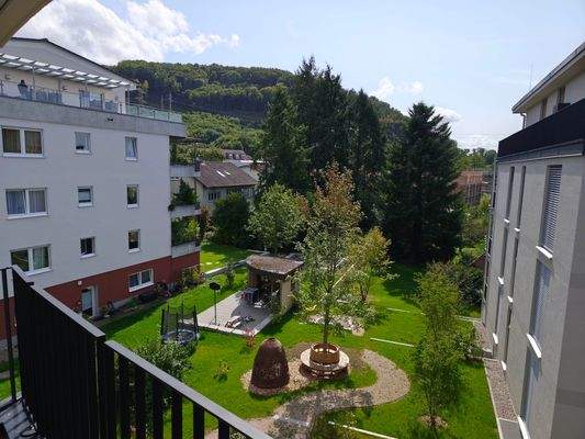 Ausblick auf den Garten