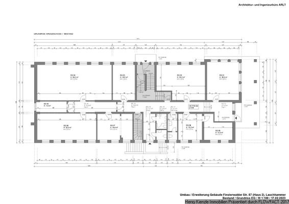 Grundriss Bestand Erdgeschoss