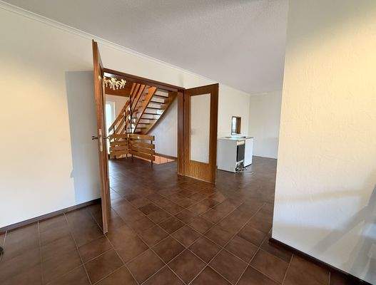 Blick vom Wohnzimmer